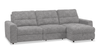 Scott Living Elevate Modular 3-Piece Right-Facing Chenille Fabric Power Reclining and Sliding Sectional - Grey | Sofa sectionnel modulaire à coulissement et inclinaison électriques de droite Elevate de Scott Living 3 pièces en tissu de chenille - gris
