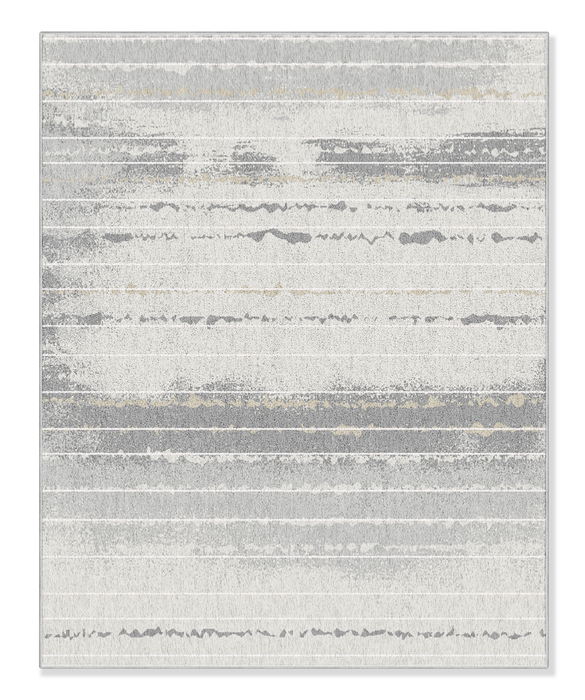 Ellison Grey Wave Area Rug – 8’ x 10’