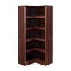 Elven 29.25” Corner Bookcase with 5 Open Shelves – Select Cherry | Bibliothèque en coin Elven de 29,25 po avec 5 tablettes ouvertes - cerisier raffiné