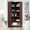 Elven 29.25” Corner Bookcase with 5 Open Shelves – Select Cherry | Bibliothèque en coin Elven de 29,25 po avec 5 tablettes ouvertes - cerisier raffiné