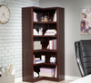 Elven 29.25” Corner Bookcase with 5 Open Shelves – Select Cherry | Bibliothèque en coin Elven de 29,25 po avec 5 tablettes ouvertes - cerisier raffiné
