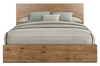Scott Living Henri 5pc Bedroom Set with Bed, Chest & Nightstand, Wood, Brown - King Size | Ensemble de chambre à coucher Henri de Scott Living 5 pièces en bois avec lit, commode verticale et table de nuit, brun - format très grand lit
