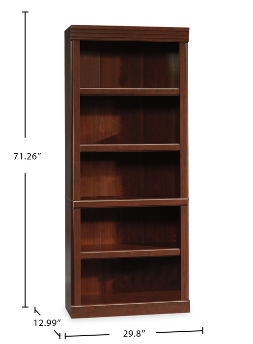 Heritage 29.8\" 5-Shelf Bookcase – Classic Cherry