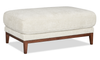 Horizon 44.09" Fabric Ottoman - Stone | Pouf Horizon de 44,09 po en tissu - pierre