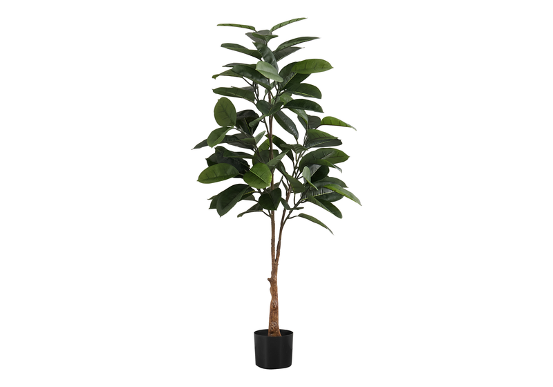 52” Artificial Indoor Rubber Tree in 5” Pot 