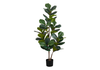 49” Artificial Indoor Fiddle Tree in 5” Pot  | Figuier lyre artificiel de 49 po en pot de 5 po pour l’intérieur
