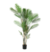 82.75” Artificial Indoor Palm Tree in 8” Pot