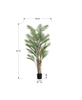 82.75” Artificial Indoor Palm Tree in 8” Pot  | Palmier artificiel de 82,75 po en pot de 8 po pour l’intérieur