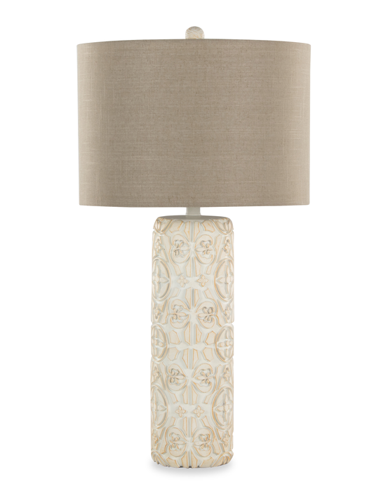 Lacey 31\" 2-Piece Table Lamp Set with Beige Linen-Look Shade – Brown