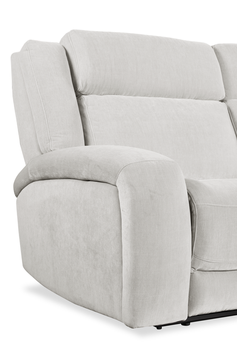 Shaquille O’Neal Home Legacy 3-Piece Right-Facing Power Reclining Sectional with Shaq-o-pedic Comfort - Grey 