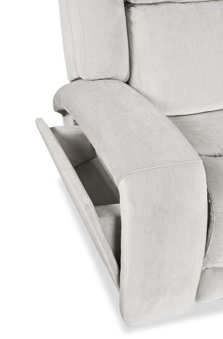 Shaquille O’Neal Home Legacy 3-Piece Right-Facing Power Reclining Sectional with Shaq-o-pedic Comfort - Grey 