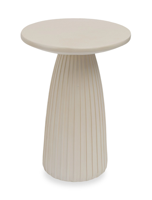 Lila 17.5\" Modern End Table - Cream