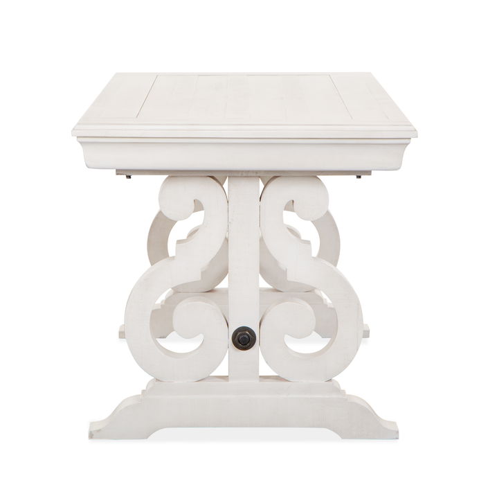 Milson 62\" Writing Desk with Storage - Alabaster