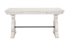 Milson 62" Writing Desk with Storage - Alabaster | Bureau Milson de 62 po avec rangement - albâtre