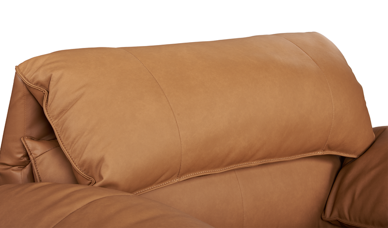 Momento 54\" Genuine Leather Power Reclining Chair – Caramel