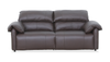 Momento 90\" Genuine Leather Power Reclining Sofa – Chocolate