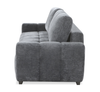 Moonlight Fabric Full-Size Sleeper Sofa with Removable Back Cushions –Mineral   | Sofa-lit double Moonlight po en tissu avec coussins de dossier amovibles - minéral