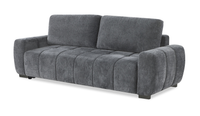 Moonlight Fabric Full-Size Sleeper Sofa with Removable Back Cushions –Mineral
