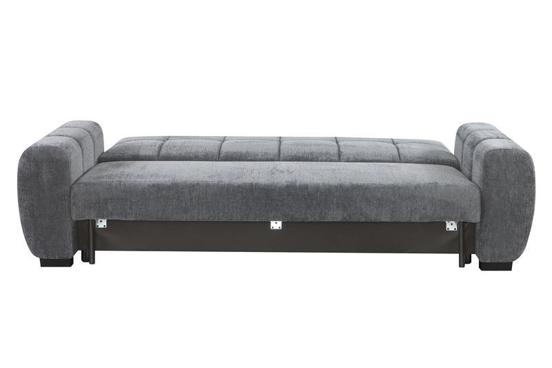 Moonlight Fabric Full-Size Sleeper Sofa with Removable Back Cushions –Mineral  