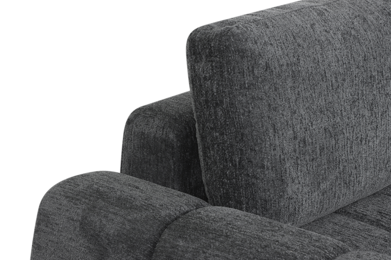 Moonlight _” Fabric Full-Size Sleeper Sofa with Removable Back Cushions –Mineral  