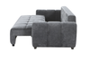 Moonlight Fabric Full-Size Sleeper Sofa with Removable Back Cushions –Mineral   | Sofa-lit double Moonlight po en tissu avec coussins de dossier amovibles - minéral