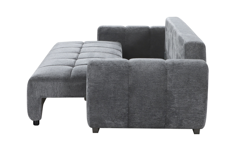 Moonlight Fabric Full-Size Sleeper Sofa with Removable Back Cushions –Mineral  
