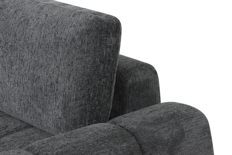 Moonlight Left-facing 2-piece Sleeper Sectional with Storage Chaise – Grey  