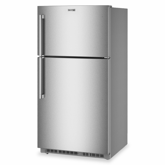 Maytag 33\" 21 Cu. Ft. Wide Top Mount Refrigerator with Garage Mode - Stainless Steel - MRTX5121TZ