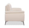 Mystic 65.7” Contemporary Genuine Leather Loveseat - Frost | Causeuse contemporaine Mystic de 65,7 po en cuir véritable - givre