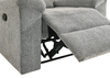 Nick 35.5" Chenille Fabric Reclining Chair - Grey | Fauteuil inclinable Nick de 35,5 po en tissu de chenille - gris