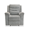 Nick 35.5\" Chenille Fabric Reclining Chair - Grey