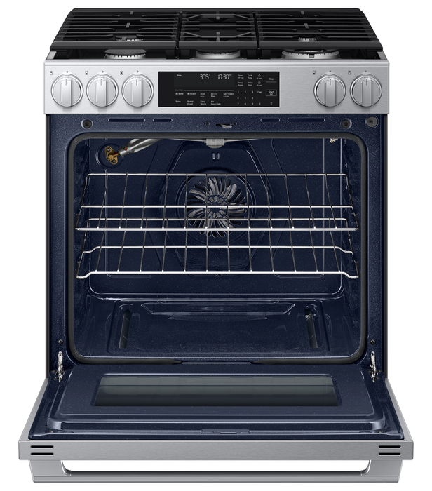 Samsung 6 Cu. Ft. Slide-In Convection Range with Air Fry – Stainless Steel - NSG90H60SRAA