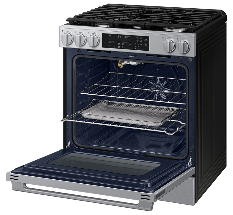 Samsung 6 Cu. Ft. Slide-In Convection Range with Air Fry – Stainless Steel - NSG90H60SRAA