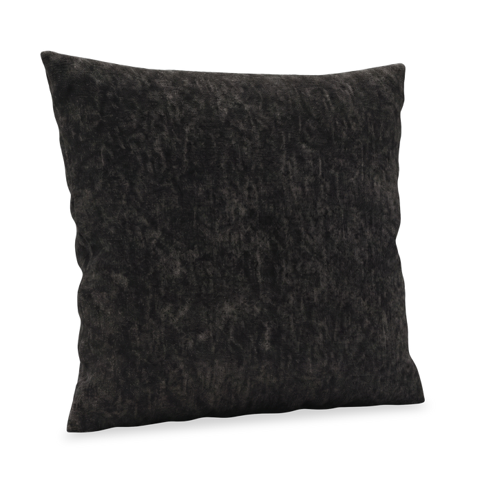 Sofa Lab Fabric Accent Pillow – Plush Charcoal 
