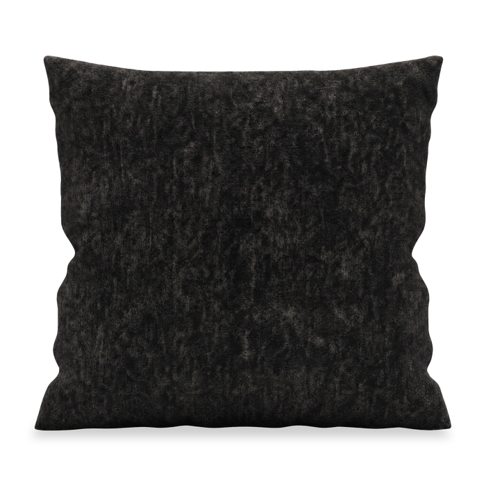 Sofa Lab Fabric Accent Pillow – Plush Charcoal 