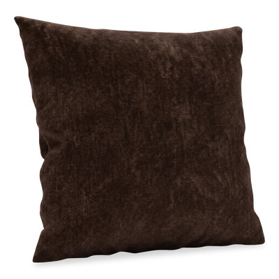 Sofa Lab Fabric Accent Pillow – Plush Chocolate | Coussin décoratif Sofa Lab en tissu - Plush Chocolate