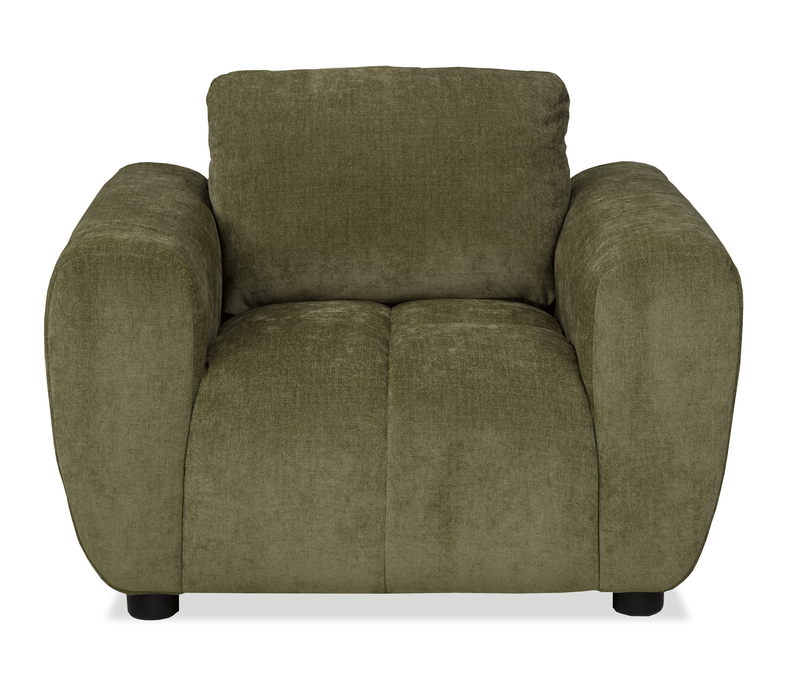 Made in Canada Pebble 45\" Fabric Chair - Green