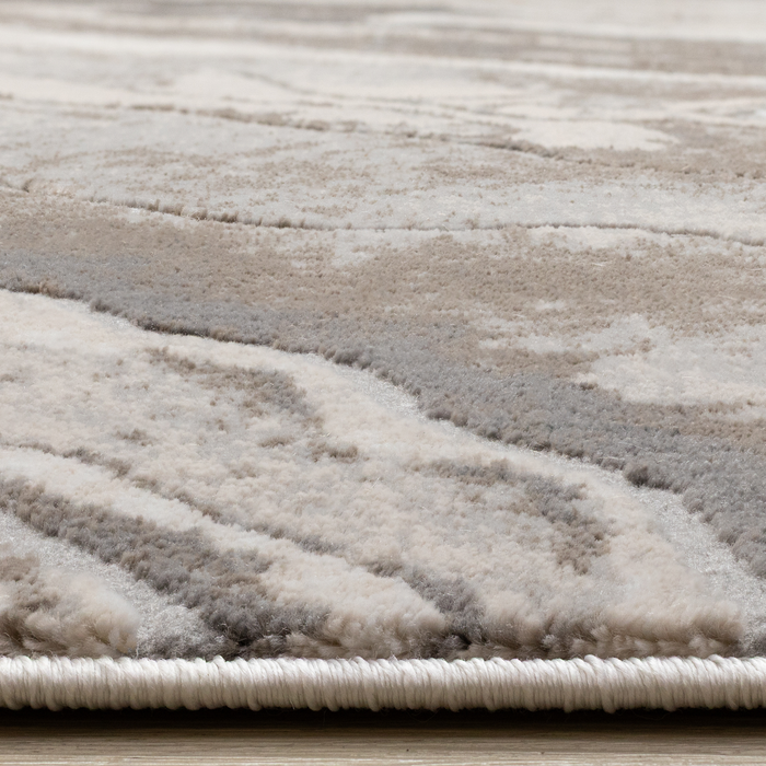 Plasma White Marble Area Rug – 7’10” x 10’6”