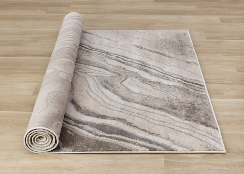 Plasma White Marble Area Rug – 5’3” x 7’7”