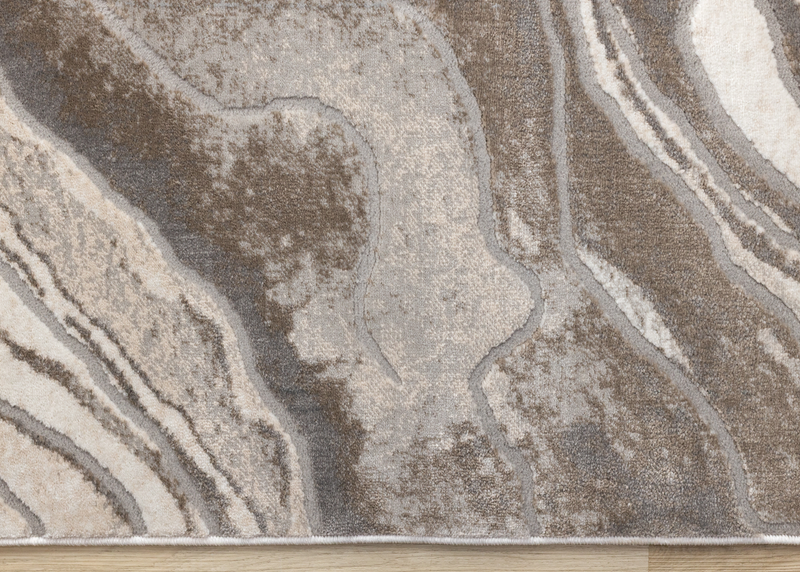 Plasma White Marble Area Rug – 7’10” x 10’6”