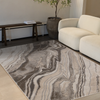 Plasma White Marble Area Rug – 7’10” x 10’6” | Carpette Plasma à motif marbré blanc - 7 pi 10 po x 10 pi 6 po
