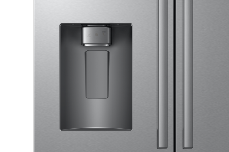 Samsung Bespoke AI 35.88” 29 Cu. Ft. 3-Door French Door Refrigerator – Silver - RF70H30HERAA
