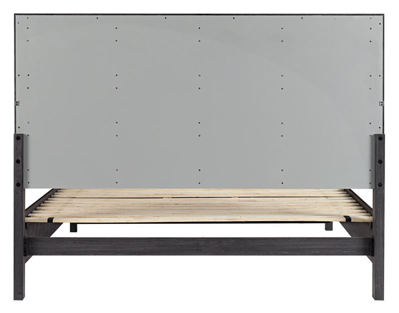 Rocco Storage Bed with 2 Built-In Footboard Drawers & LED Lit Headboard, Dark Grey - King Size