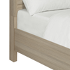 Rocco Storage Bed with 2 Built-In Footboard Drawers & LED Lit Headboard, Light Brown - King Size | Lit de rangement Rocco avec 2 tiroirs de pied de lit intégrés et tête de lit illuminée à DEL, brun clair - format très grand lit