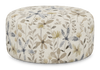Made in Canada Customizable Sofa Lab Round 38" Fabric Ottoman – Dust Accent Fabric | Pouf courbé personnalisable de Sofa Lab de 38 po fabriqué au Canada en tissu - tissu décoratif Dust