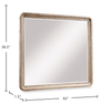 Sasha Bedroom Dresser Mirror - Natural Oak Brown | Miroir de commode de chambre à coucher Sasha - brun chêne naturel