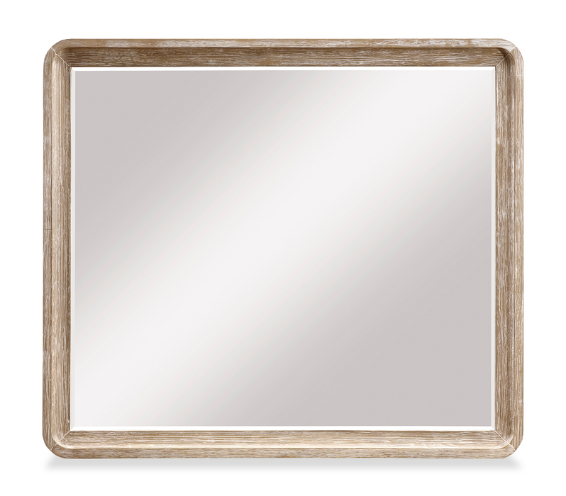 Sasha Bedroom Dresser Mirror - Natural Oak Brown