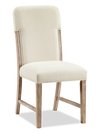 Sasha Dining Chair with Chenille Fabric - Taupe/Natural Oak Brown