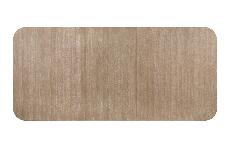 Sasha Extension Dining Table with Trestle Base, 82-94\"W - Natural Oak Brown