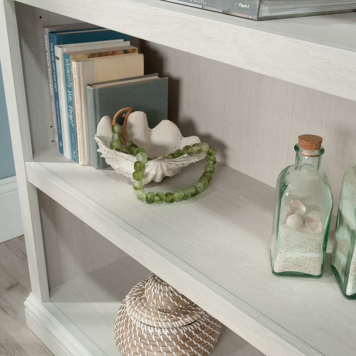Smyth 35.28” 3-Shelf Bookcase – Glacier Oak\t